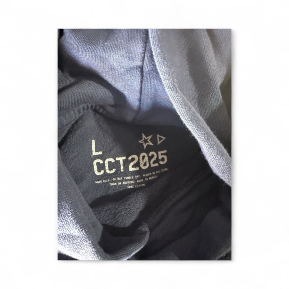 Beyoncé Cowboy Carter World Tour 2025 Official 16 Carriages Blue Hoodie Large - Picture 4 of 5